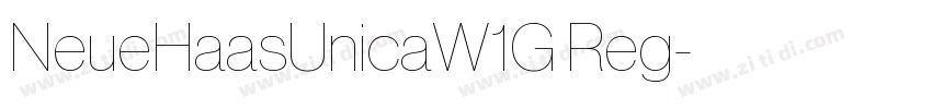 NeueHaasUnicaW1G Reg字体转换